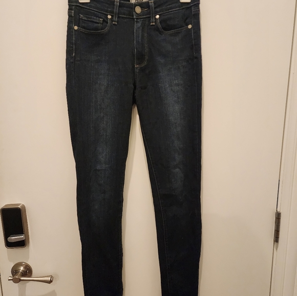 Paige Hoxton High Waist Ultra Skinny Jeans (mona) Size 25 - Picture 3 of 7